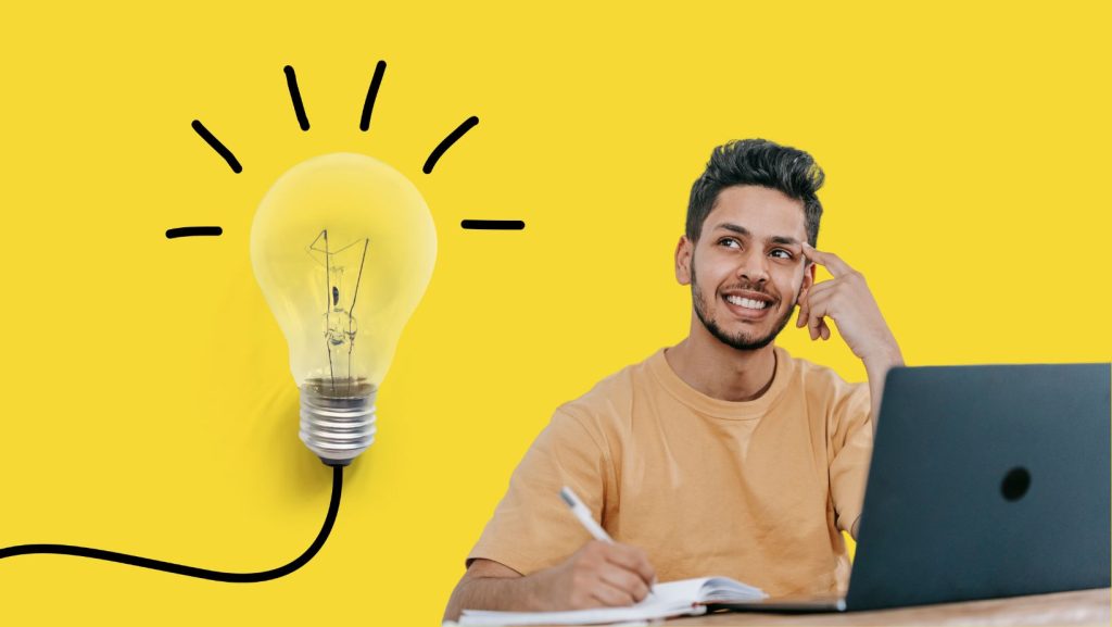 What are some tips for brainstorming ideas for writing fiction?